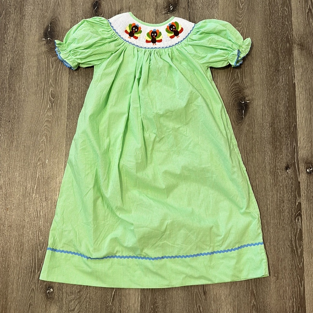 Smocked Turkey dress